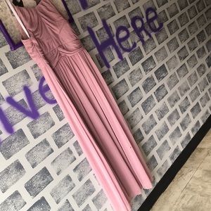 Beautiful pale pink floor length dress